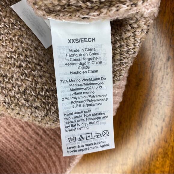 Madewell Leopard Print Sweater in Soft Pink NWT - Picture 5 of 8